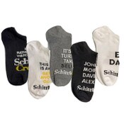 Wholesale - 5pk SCHITTS CREEK SOME FAVESS WOMEN NS SOCKS, UPC: 193159158675